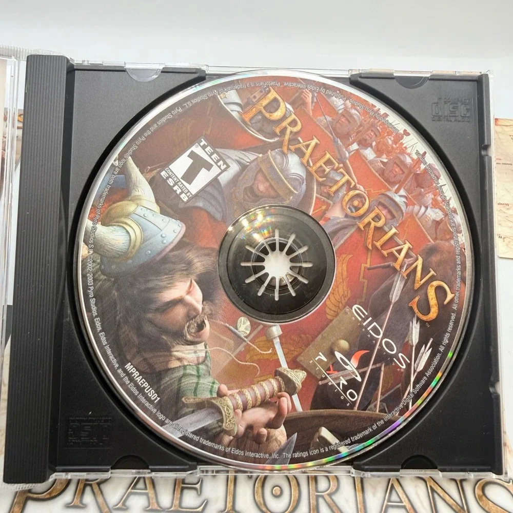 Praetorians PC CD-ROM Game Eidos Pyro Studios Big Box Roman Strategy RTS 2003